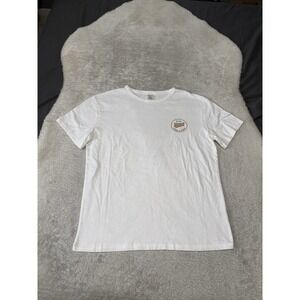 New Mugsy Jeans And‎ Stuff Graphic Crewneck T Shirt Mens S White NWOT